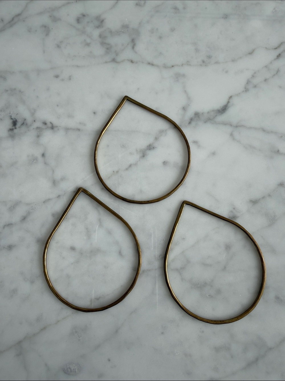 Annie Costello Brown Bronze Bangle Set of 3